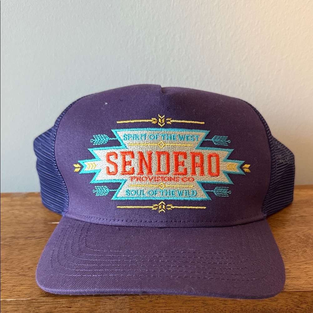 Sendero Purple and Black Trucker Hat